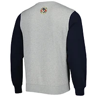 Men's Gray/Navy Club America Kangaroo Pullover Sweatshirt