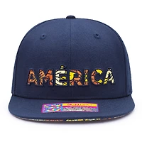 Casquette Snapback à fleurs Navy Club America Dia De Los Muertos pour homme