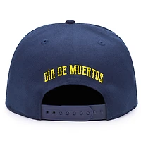 Casquette Snapback à fleurs Navy Club America Dia De Los Muertos pour homme