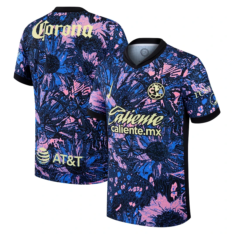 maillot Nike bleu Club America 2024/25 pour homme, troisième authentique