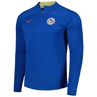 Haut à quart de zip raglan Nike Club America Academy Pro Drill pour Homme, bleu