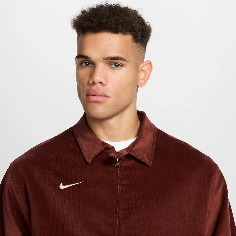 Veste polaire zippée en velours côtelé Nike Club America CA x Harrington pour homme