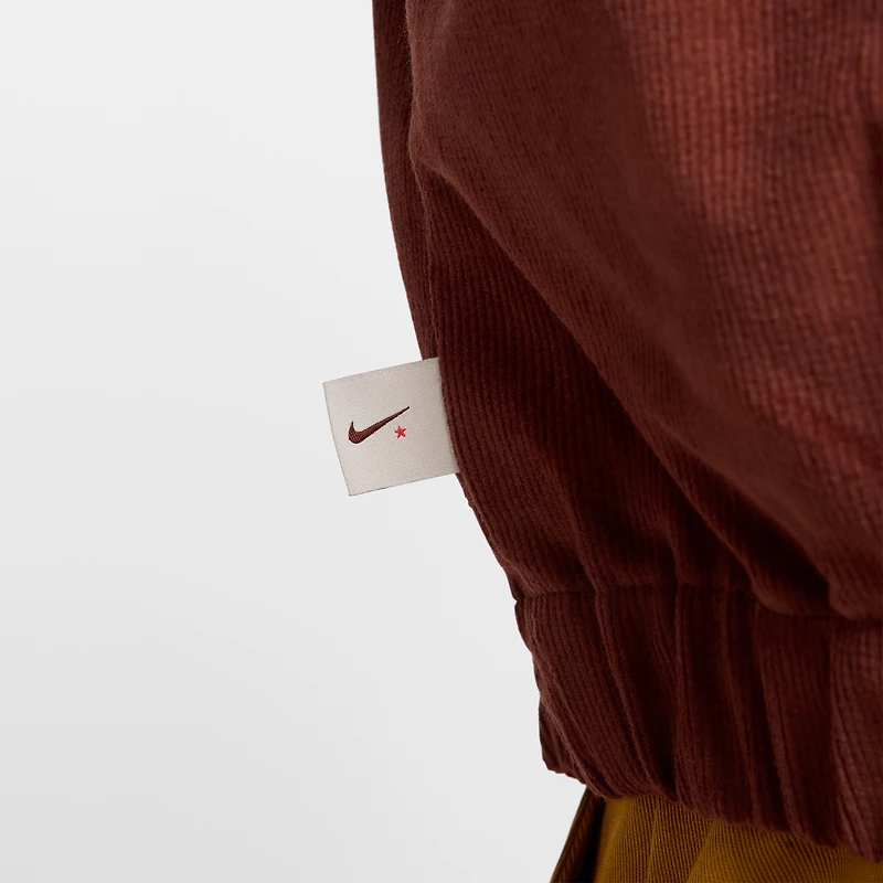 Veste polaire zippée en velours côtelé Nike Club America CA x Harrington pour homme