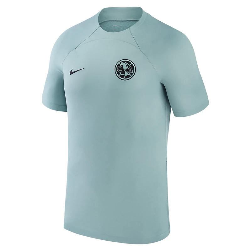 Maillot d'entraînement d'équipe Nike Club America Academy Pro Raglan Performance gris pour homme