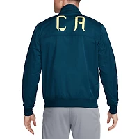 Veste aviateur entièrement zippée Nike Club America bleu marine pour homme