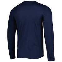 T-shirt à manches longues Nike Club America Primary Logo Legend Performance pour homme, bleu marine