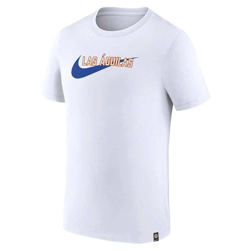 T-shirt Nike Club America Swoosh pour homme, blanc