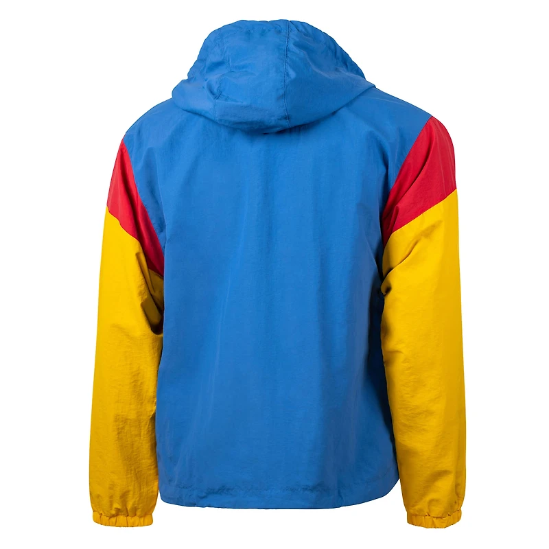 Veste anorak premium Sport Design Sweden bleue Club America Starer pour homme, fermeture éclair quart de tour