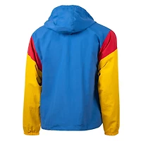 Veste anorak premium Sport Design Sweden bleue Club America Starer pour homme, fermeture éclair quart de tour