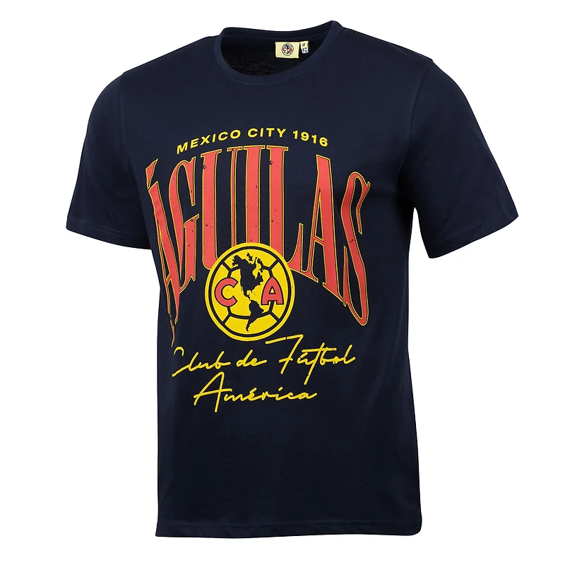 Men's Sport Design Sweden  Navy Club America Hometown Hero Graphic T-Shirt