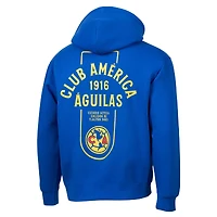 Men's Sport Design Sweden  Royal Club America Streetwear Relaxed Pullover Hoodie