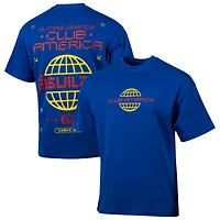 Men's Sport Design Sweden  Royal Club America Worldwide Oversized T-Shirt