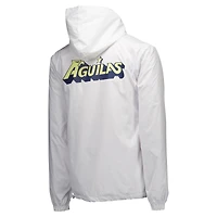 Veste coupe-vent zippée à capuche blanche Club America Home Match pour homme