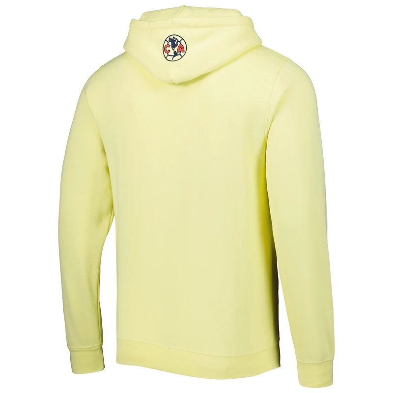 Sweat à capuche jaune Club America Open Air pour homme