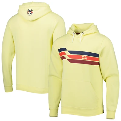 Sweat à capuche jaune Club America Open Air pour homme