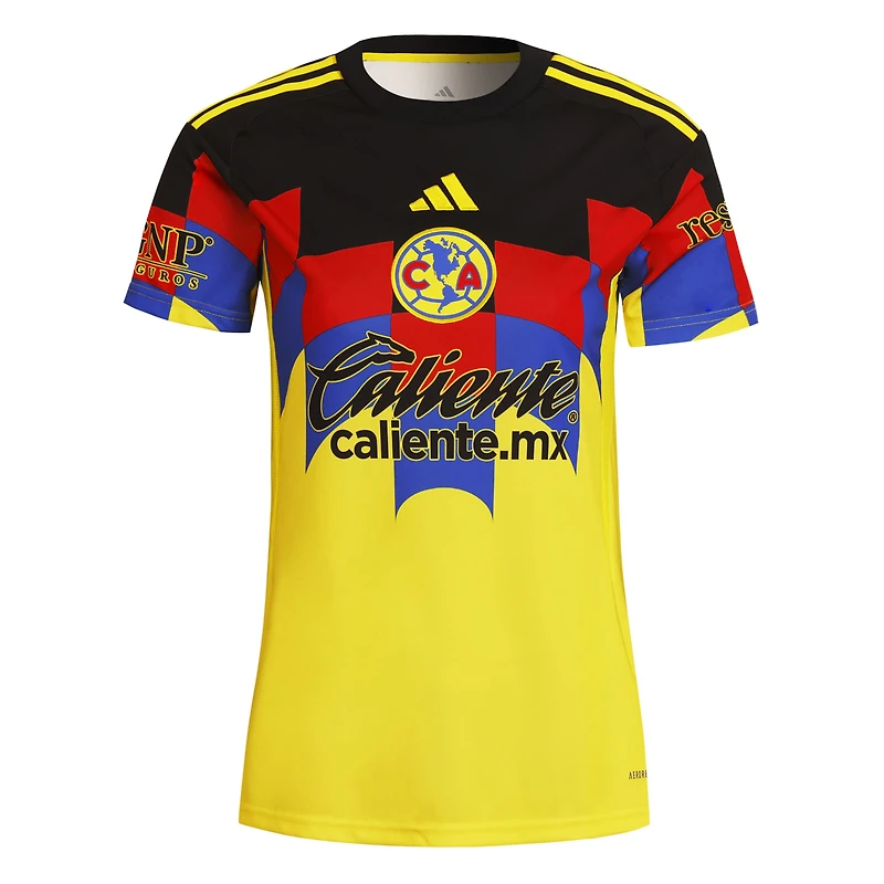 Women's adidas Yellow Club America 2025/26 Home Replica Jersey