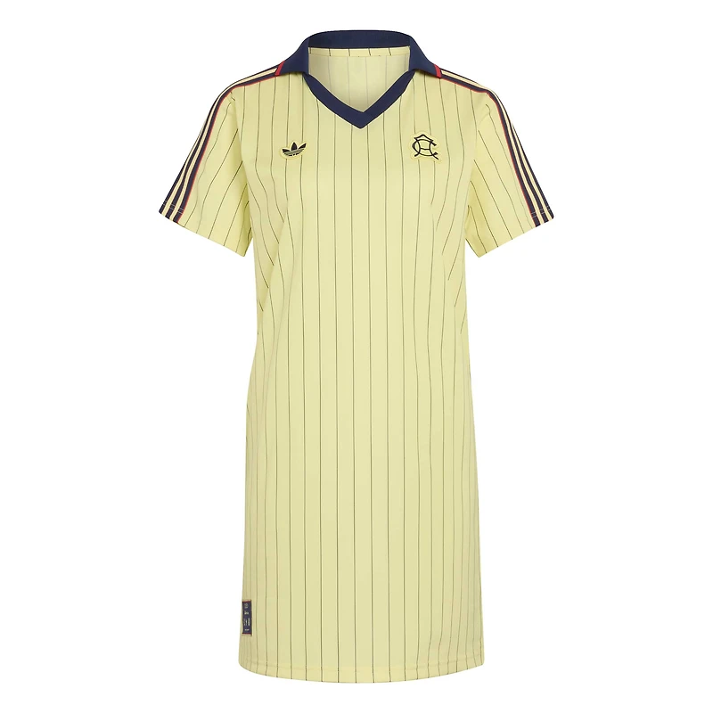 Women's adidas Yellow Club America Terrace Icons Dress