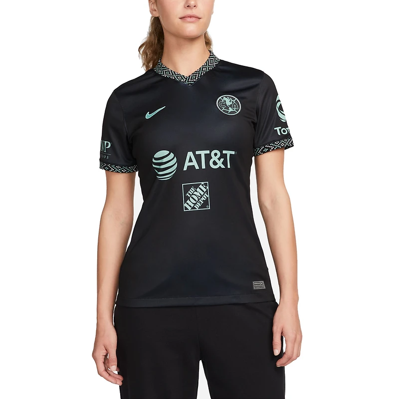 Maillot Nike Club America 2021/22 Third Replica Femme Noir