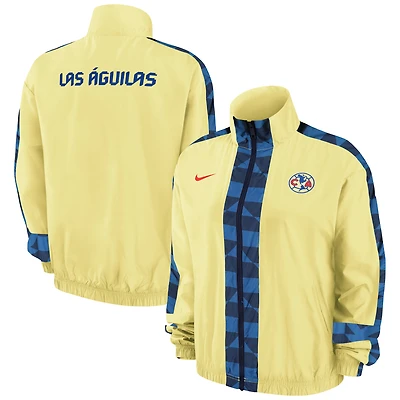 Women's Nike  Yellow Club America Essential Full-Zip Jacket