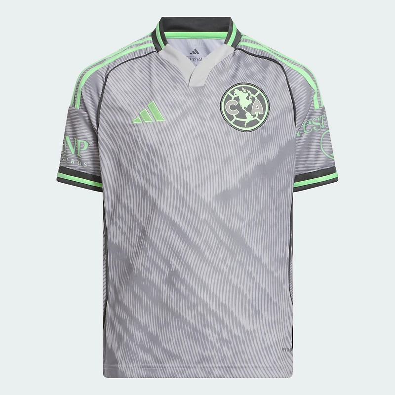 Maillot réplique junior adidas Club America 2025 gris