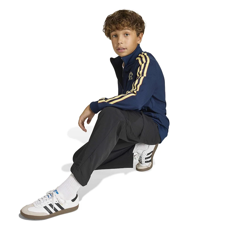 Youth adidas Navy Club America Terrace Icons Full-Zip Track Top