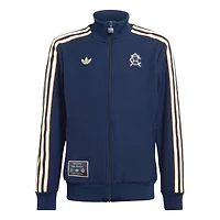 Youth adidas Navy Club America Terrace Icons Full-Zip Track Top