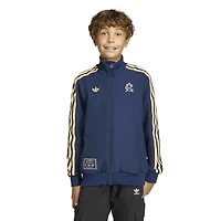 Youth adidas Navy Club America Terrace Icons Full-Zip Track Top