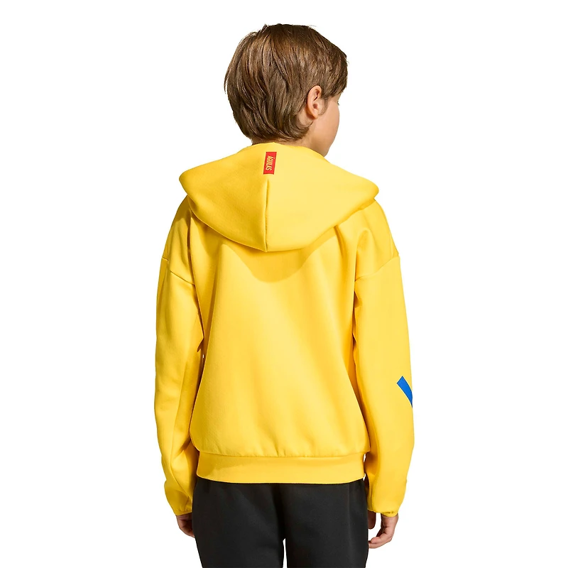 Youth adidas Yellow Club America 2025/26 Anthem Full-Zip Hoodie Jacket