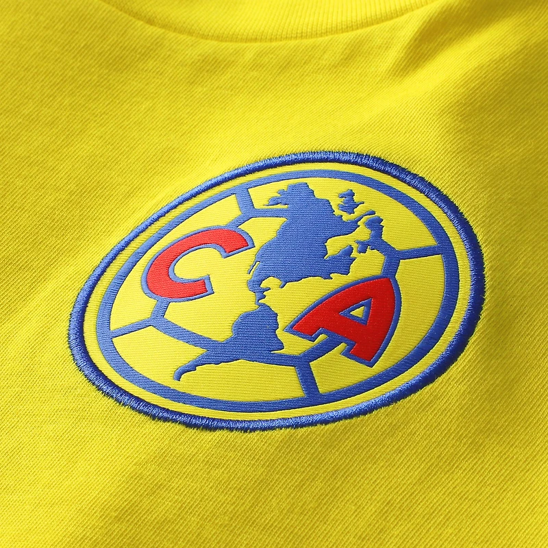 Youth adidas Yellow Club America Culturewear T-Shirt