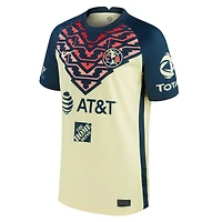 Maillot Nike jaune Club America Domicile Breathe Stadium Réplique 2021/22