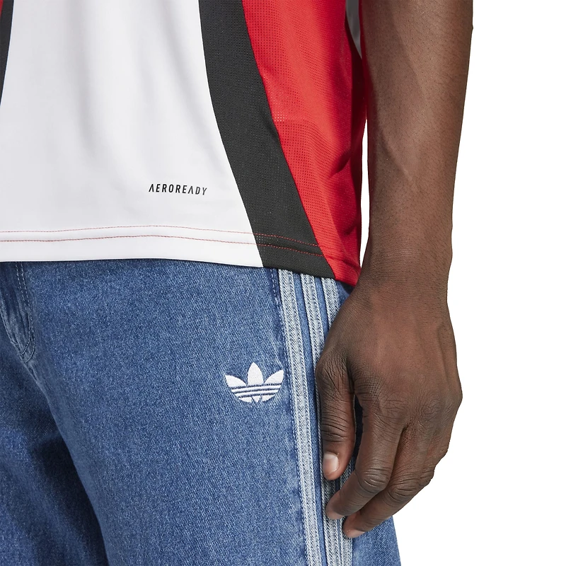 Men's adidas  White/Red Club Atlético River Plate 2024/25 Third Authentic Jersey