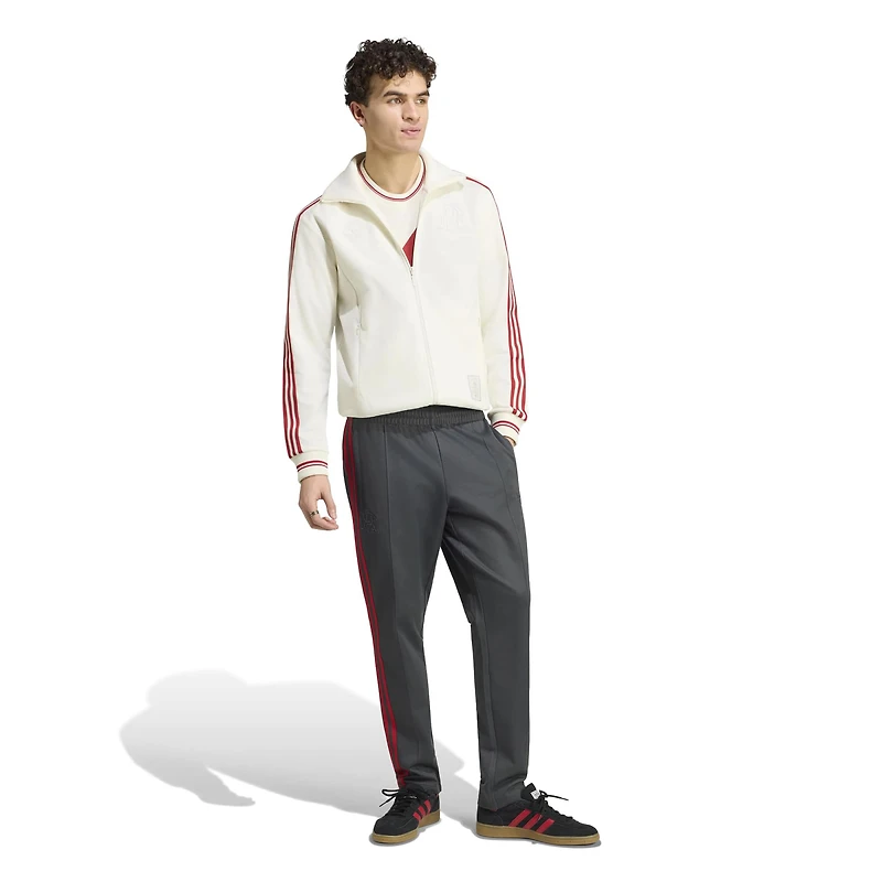 Veste de survêtement zippée adidas blanche pour homme, édition spéciale 125e anniversaire du Club Atlético River Plate