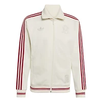 Veste de survêtement zippée adidas blanche pour homme, édition spéciale 125e anniversaire du Club Atlético River Plate