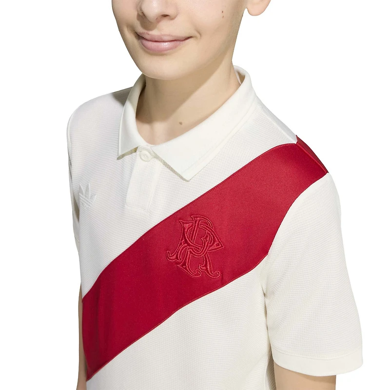 Maillot réplique adidas blanc pour jeunes du Club Atlético River Plate 2026/27, quatrième tenue