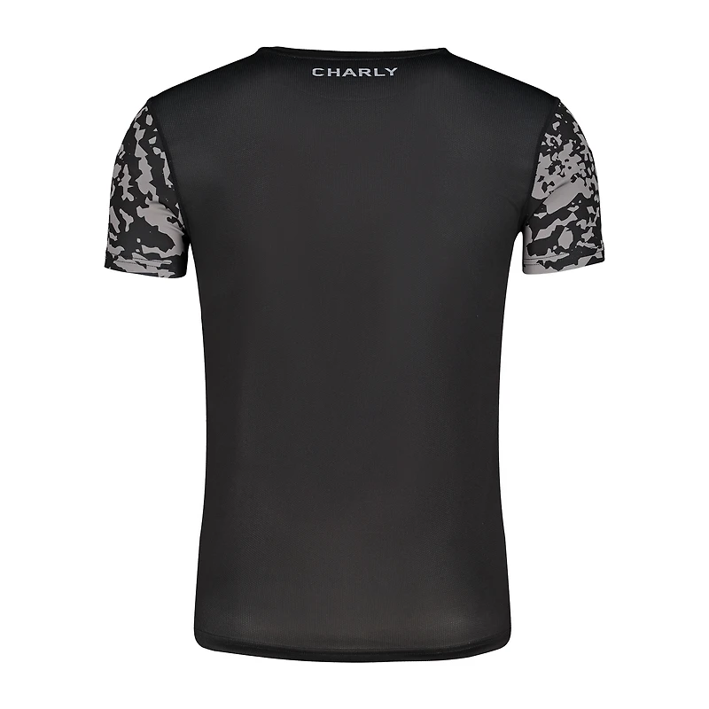 Men's Charly  Black Club Atlas DRY FACTOR 2024/25 Training Performance T-Shirt