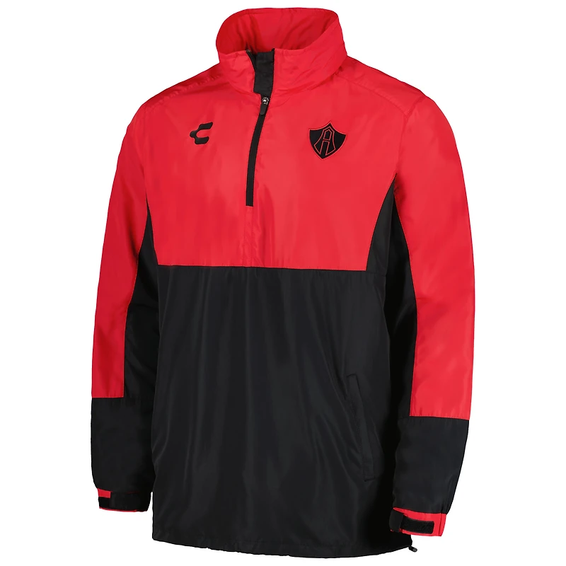 Veste d'extérieur à quart de zip Charly Red Club Atlas pour hommes