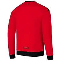 Men's Charly Red Club Atlas Raglan Pullover Sweatshirt