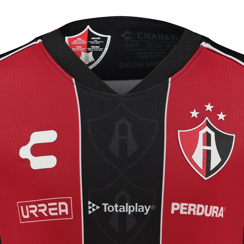 Maillot authentique domicile du club Atlas 2025/26 Charly Red pour jeunes