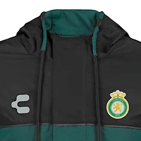 Men's Charly  Black Club Leon 2024/25 Outdoor Full-Zip Hoodie Jacket