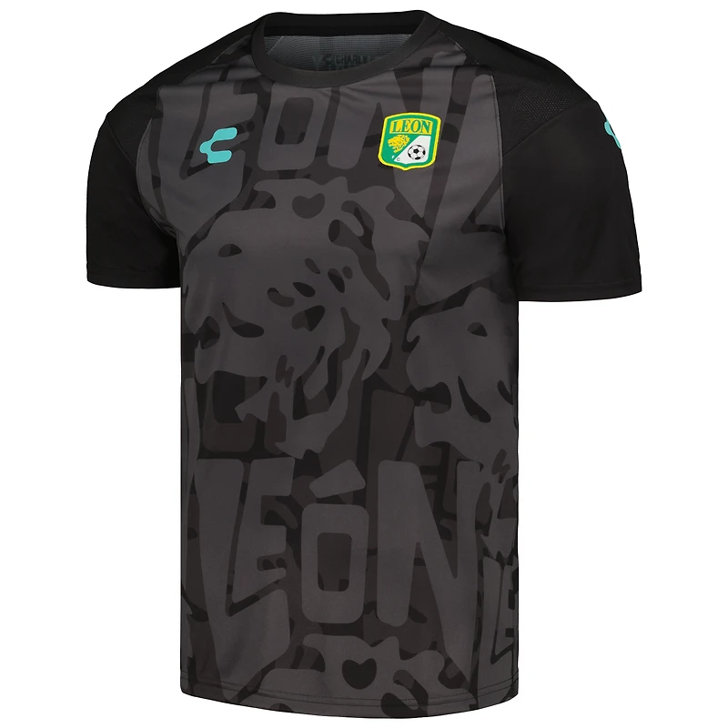 T-shirt d'entraînement Charly Black Club Leon DRY FACTOR 2023/24 pour homme