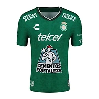 Men's Charly Green/White Club Leon 2024/25 Home Authentic Jersey