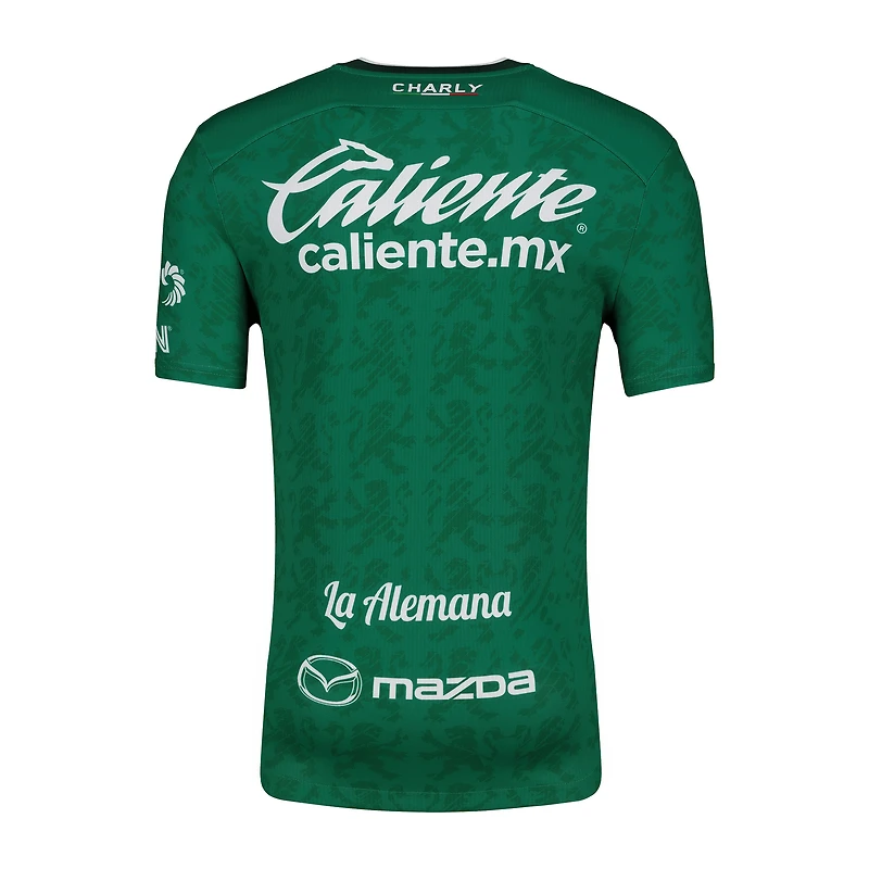 Men's Charly Green/White Club Leon 2024/25 Home Authentic Jersey