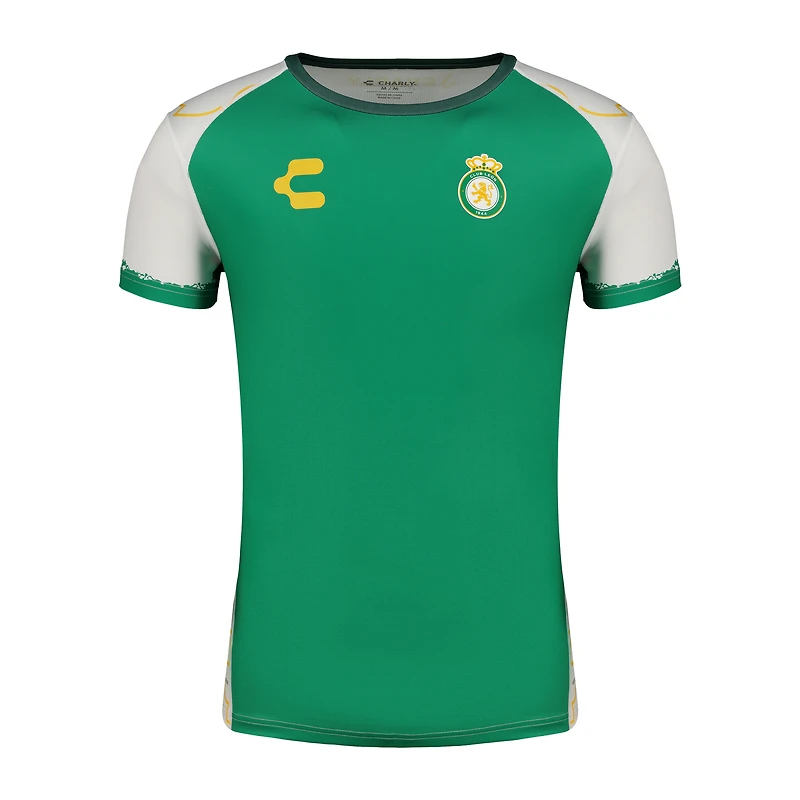 T-shirt d'entraînement Charly Green Club Leon DRY FACTOR 2024/25 pour homme