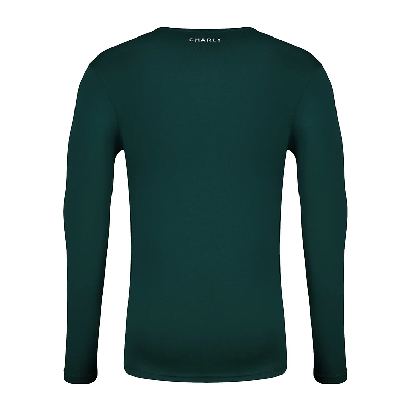 Men's Charly  Green Club Leon Long Sleeve T-Shirt