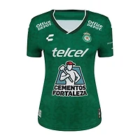 Women's Charly Green/White Club Leon 2024/25 Home Authentic Jersey