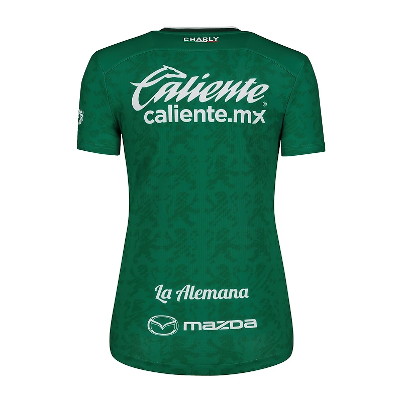 Women's Charly Green/White Club Leon 2024/25 Home Authentic Jersey