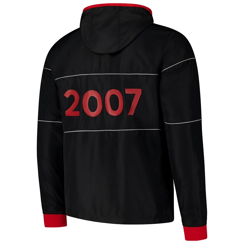 Men's Charly  Black Club Tijuana 2024/25 Outdoor Full-Zip Hoodie Jacket