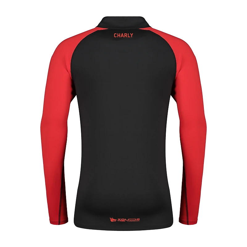 Men's Charly  Black Club Tijuana 2024/25 Quarter-Zip Pullover Top