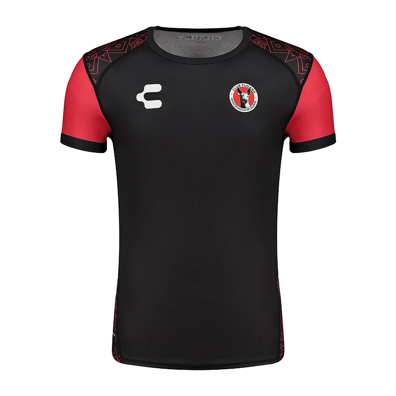T-shirt d'entraînement Charly Black Club Tijuana DRY FACTOR 2024/25 pour homme