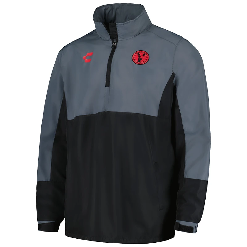 Veste d'extérieur à quart de zip Charly Grey Club Tijuana pour hommes